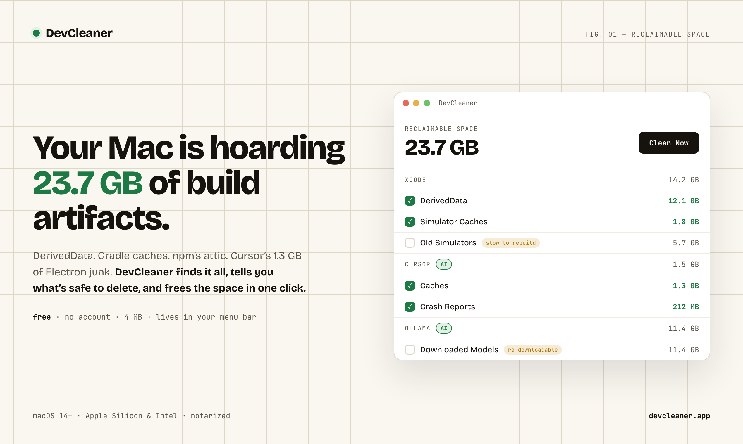 DevCleaner cover