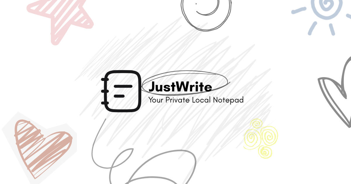 Justwrite | Your Private Local Notes cover